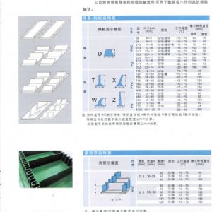 白色挡板裙边输送带